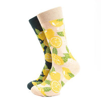 Men's Lemon Tree Novelty Socks- NVS19621 - Bundle Bus