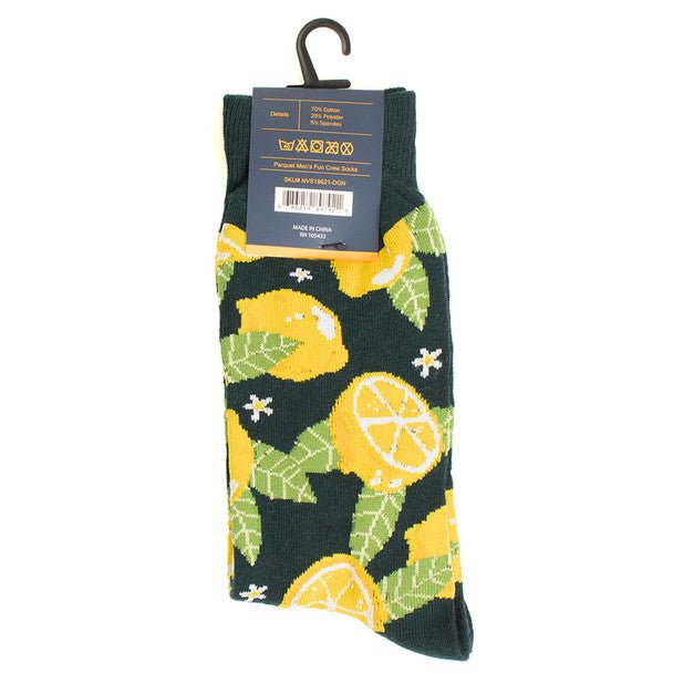 Men's Lemon Tree Novelty Socks- NVS19621 - Bundle Bus