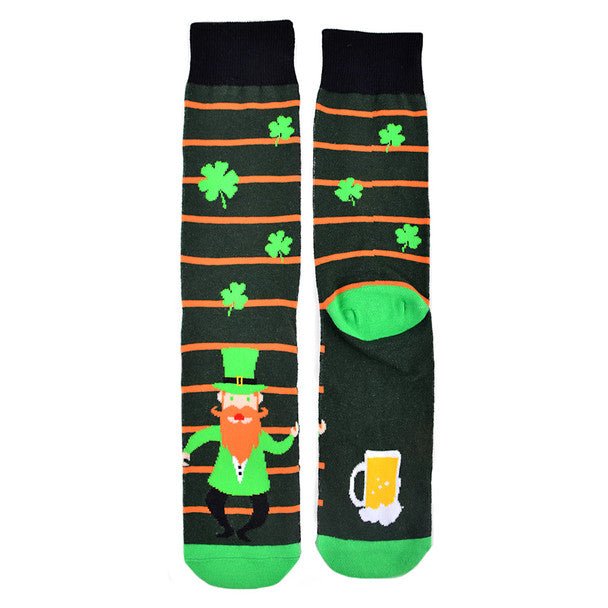 Men's Leprechaun Novelty Socks - NVS19555 - Bundle Bus