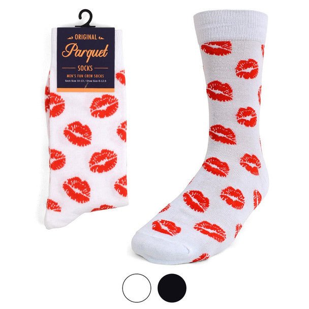 Men's Lips Novelty Socks NVS1760-61 - Bundle Bus