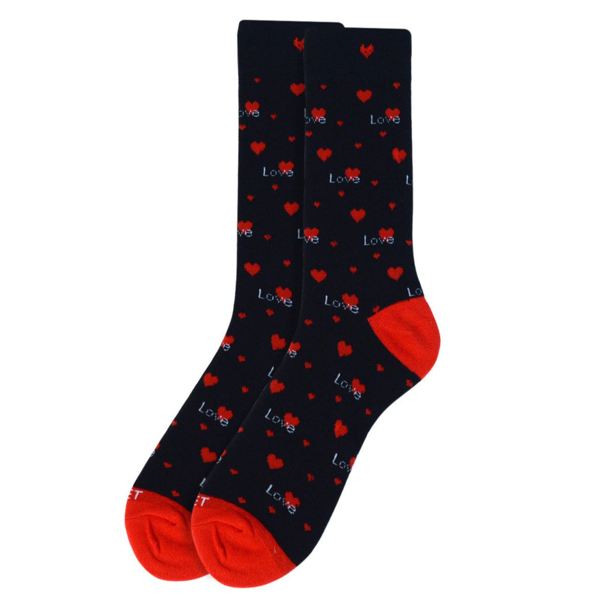 Men's Love Heart Premium Collection Novelty Socks - NVPS2009 - Bundle Bus