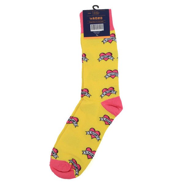 Men's Love Mom Novelty Socks - NVS1902 - Bundle Bus