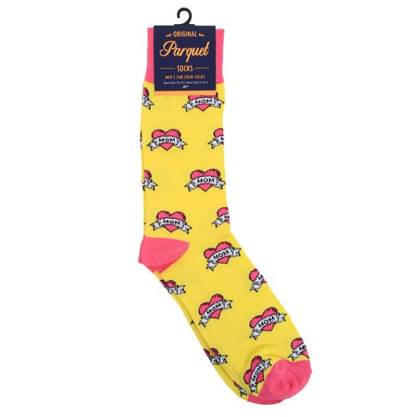 Men's Love Mom Novelty Socks - NVS1902 - Bundle Bus