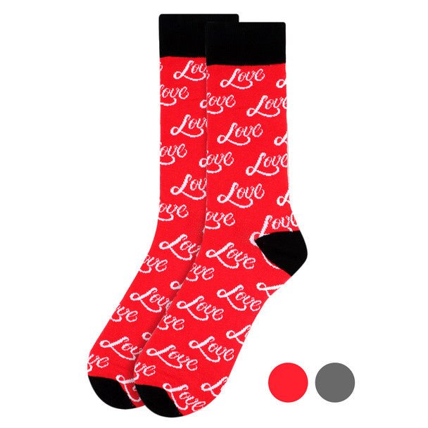 Men's "Love" Novelty Socks NVS1766-67 - Bundle Bus