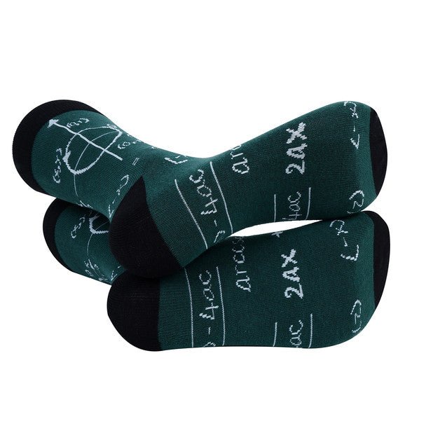 Men's Math Novelty Socks - NVS19528-NVY - Bundle Bus