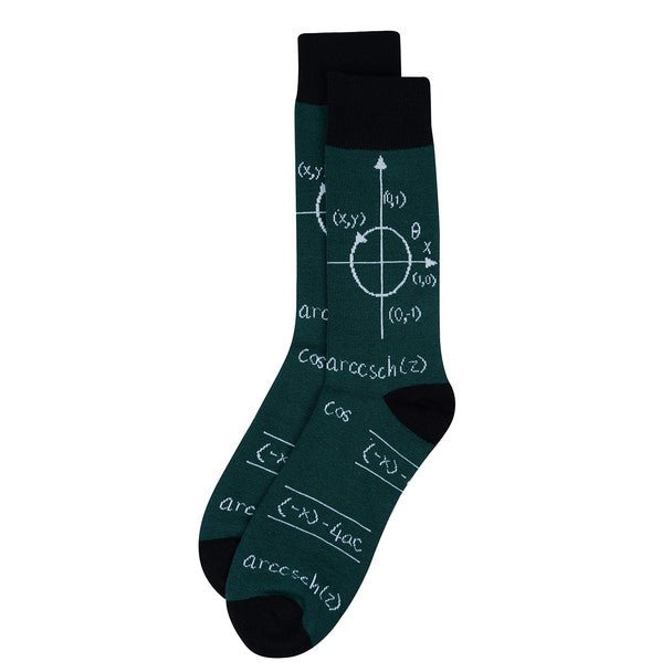 Men's Math Novelty Socks - NVS19528-NVY - Bundle Bus