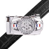 Men's Money Rotating Bling Ratchet Belt-MGLBB62-SIL - Bundle Bus