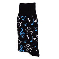 Men's Music Note Novelty Socks - NVS1812 - Bundle Bus