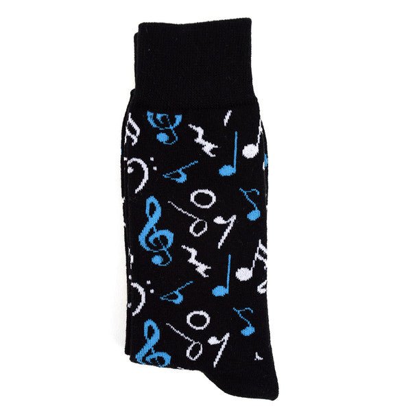 Men's Music Note Novelty Socks - NVS1812 - Bundle Bus