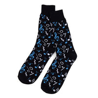 Men's Music Note Novelty Socks - NVS1812 - Bundle Bus