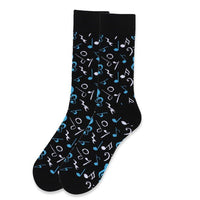 Men's Music Note Novelty Socks - NVS1812 - Bundle Bus