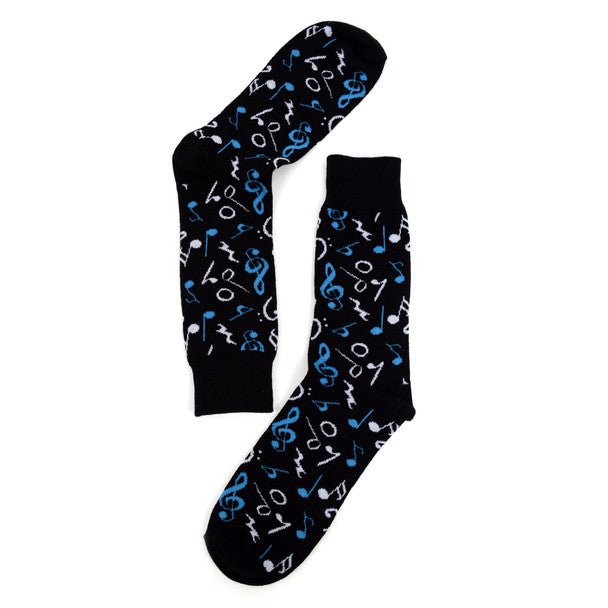 Men's Music Note Novelty Socks - NVS1812 - Bundle Bus