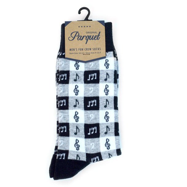 Men's Music Note Premium Collection Novelty Socks - NVPS2018 - Bundle Bus