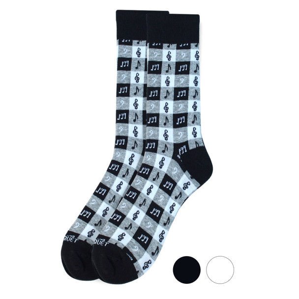 Men's Music Note Premium Collection Novelty Socks - NVPS2018 - Bundle Bus