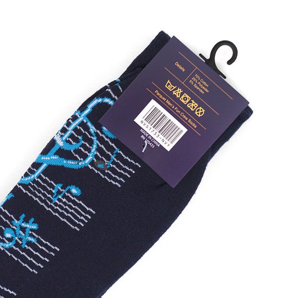 Men's Music Notes Novelty Socks NVS1733 - Bundle Bus