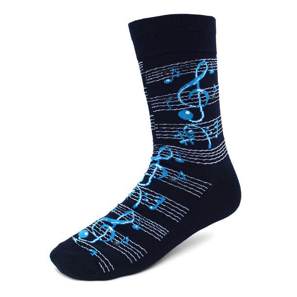 Men's Music Notes Novelty Socks NVS1733 - Bundle Bus