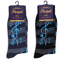 Men's Music Notes Novelty Socks NVS1733 - Bundle Bus