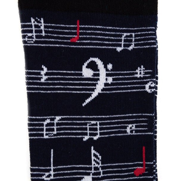 Men's Music Sheet Note Novelty Socks - NVS1917 - Bundle Bus