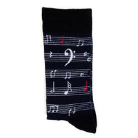 Men's Music Sheet Note Novelty Socks - NVS1917 - Bundle Bus