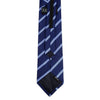 Men's Navy Striped Zipper Tie - MPWZ-BL3 - Bundle Bus