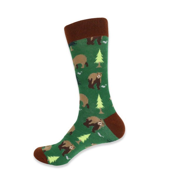 Men's Novelty Bear Socks - NVS19415 - Bundle Bus