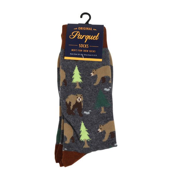 Men's Novelty Bear Socks - NVS19415 - Bundle Bus