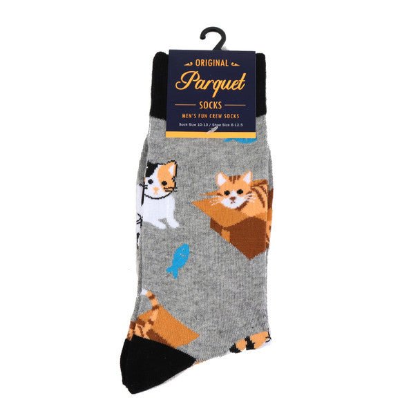 Men's Novelty Cat In The Box Socks - NVS19413 - Bundle Bus