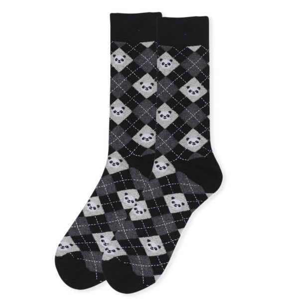 Men's Novelty Giant Panda Socks - NVS19414 - Bundle Bus