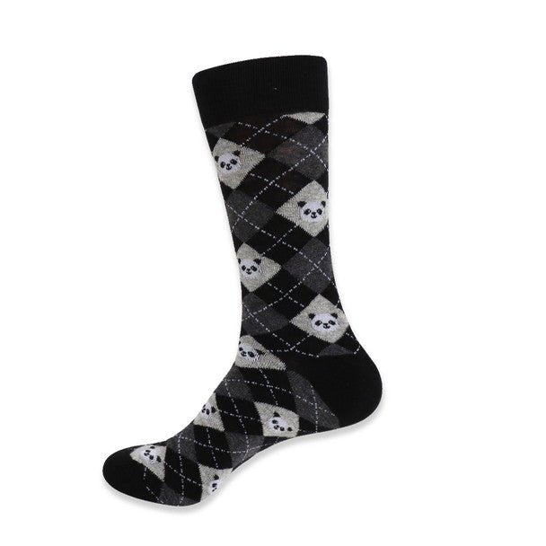 Men's Novelty Giant Panda Socks - NVS19414 - Bundle Bus