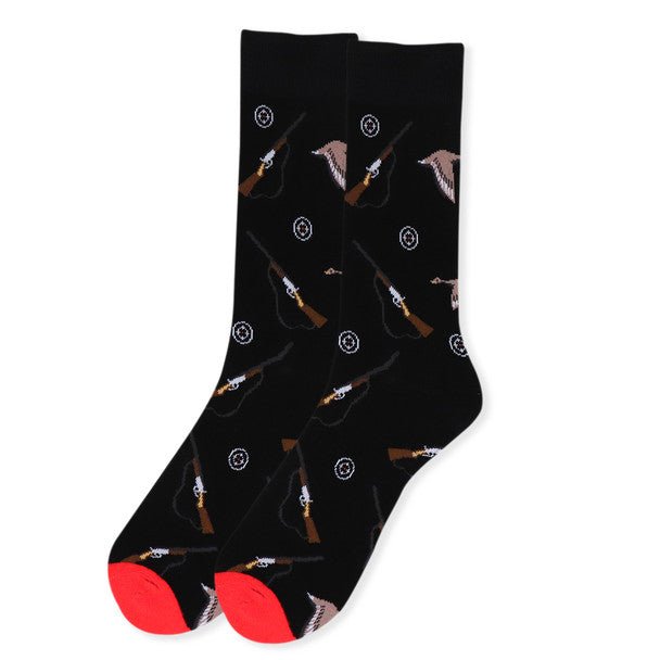 Men's Novelty Hunting Socks - NVS19417 - Bundle Bus