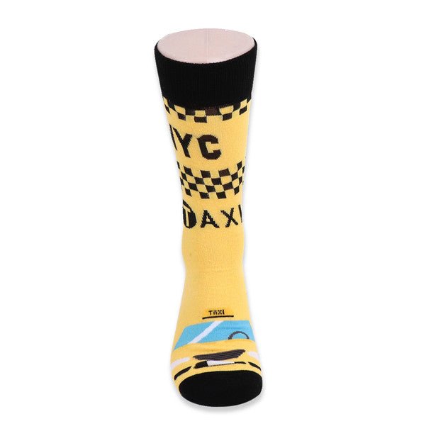 Men's Novelty NYC Taxi Socks - NVS19421 - Bundle Bus