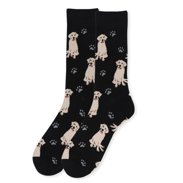 Men's Novelty Retriever Dog Socks - NVS19411 - Bundle Bus