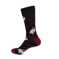 Men's Novelty Siamese Cat Socks - NVS19412 - Bundle Bus