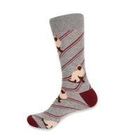 Men's Novelty Siamese Cat Socks - NVS19412 - Bundle Bus