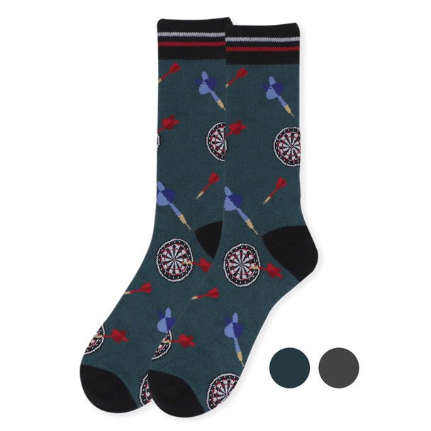 Men's Novelty Throwing Dart Socks - NVS19416 - Bundle Bus