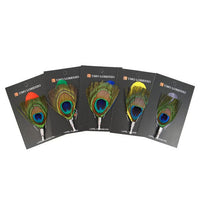 Men's Peacock Feather Clutch Back Lapel Pins - FLP1805 - Bundle Bus