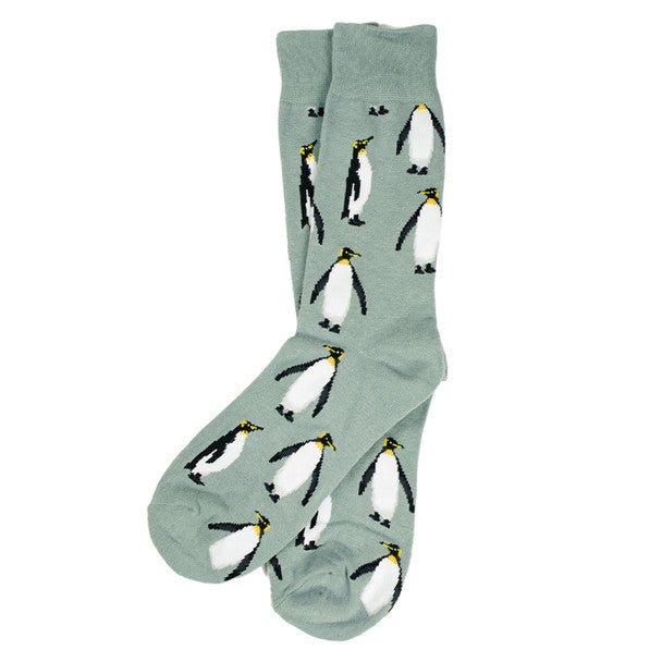 Men's Penguin Novelty Socks- NVS19625-BL - Bundle Bus