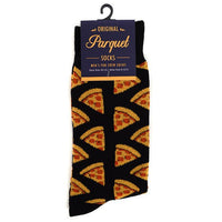 Men's Pepperoni Pizza Novelty Socks NVS1779-80 - Bundle Bus