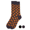 Men's Pepperoni Pizza Novelty Socks NVS1779-80 - Bundle Bus