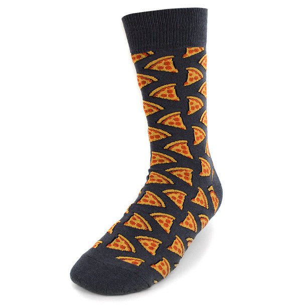 Men's Pepperoni Pizza Novelty Socks NVS1779-80 - Bundle Bus