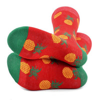 Men's Pineapple Novelty Socks - NVS19545-HPK - Bundle Bus