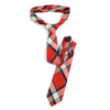 Men's Plaid Flannel 2.25" Cotton Slim Tie - MPPW1636 - Bundle Bus