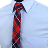 Men's Plaid Flannel 2.25" Cotton Slim Tie - MPPW1637 - Bundle Bus