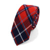 Men's Plaid Flannel 2.25" Cotton Slim Tie - MPPW1637 - Bundle Bus