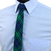 Men's Plaid Flannel 2.25" Cotton Slim Tie - MPPW1639 - Bundle Bus