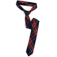 Men's Plaid Flannel 2.25" Cotton Slim Tie - MPPW1640 - Bundle Bus