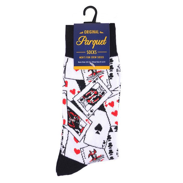 Men's Playing Cards Novelty Socks - NVS19428 - Bundle Bus