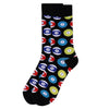 Men's Pocket Ball Novelty Socks NVS1784-BLK - Bundle Bus