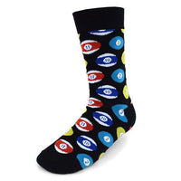 Men's Pocket Ball Novelty Socks NVS1784-BLK - Bundle Bus