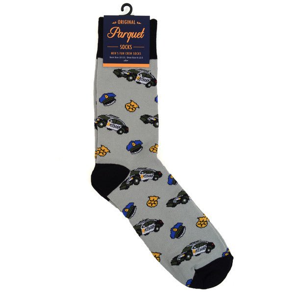 Men's Police Officer Novelty Socks - NVS19322 - Bundle Bus